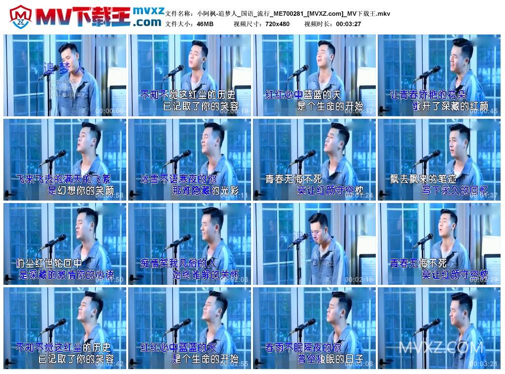 小阿枫-追梦人_国语_流行_ME700281